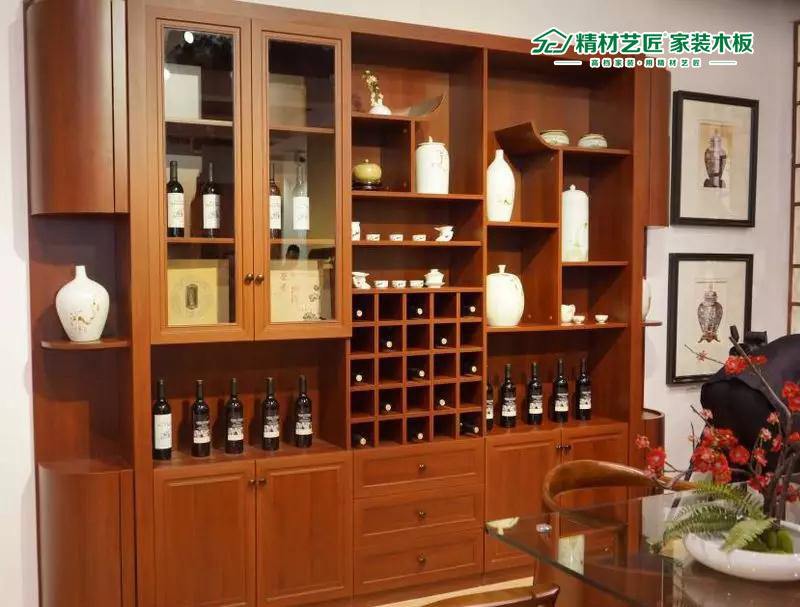 中國板材十大品牌精材藝匠:酒柜怎么裝實用又美觀