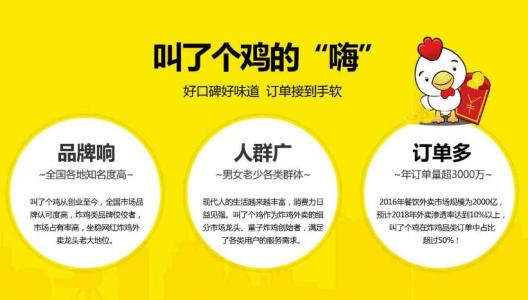 【叫了個雞快餐】加盟怎么樣_加盟條件_優勢介紹