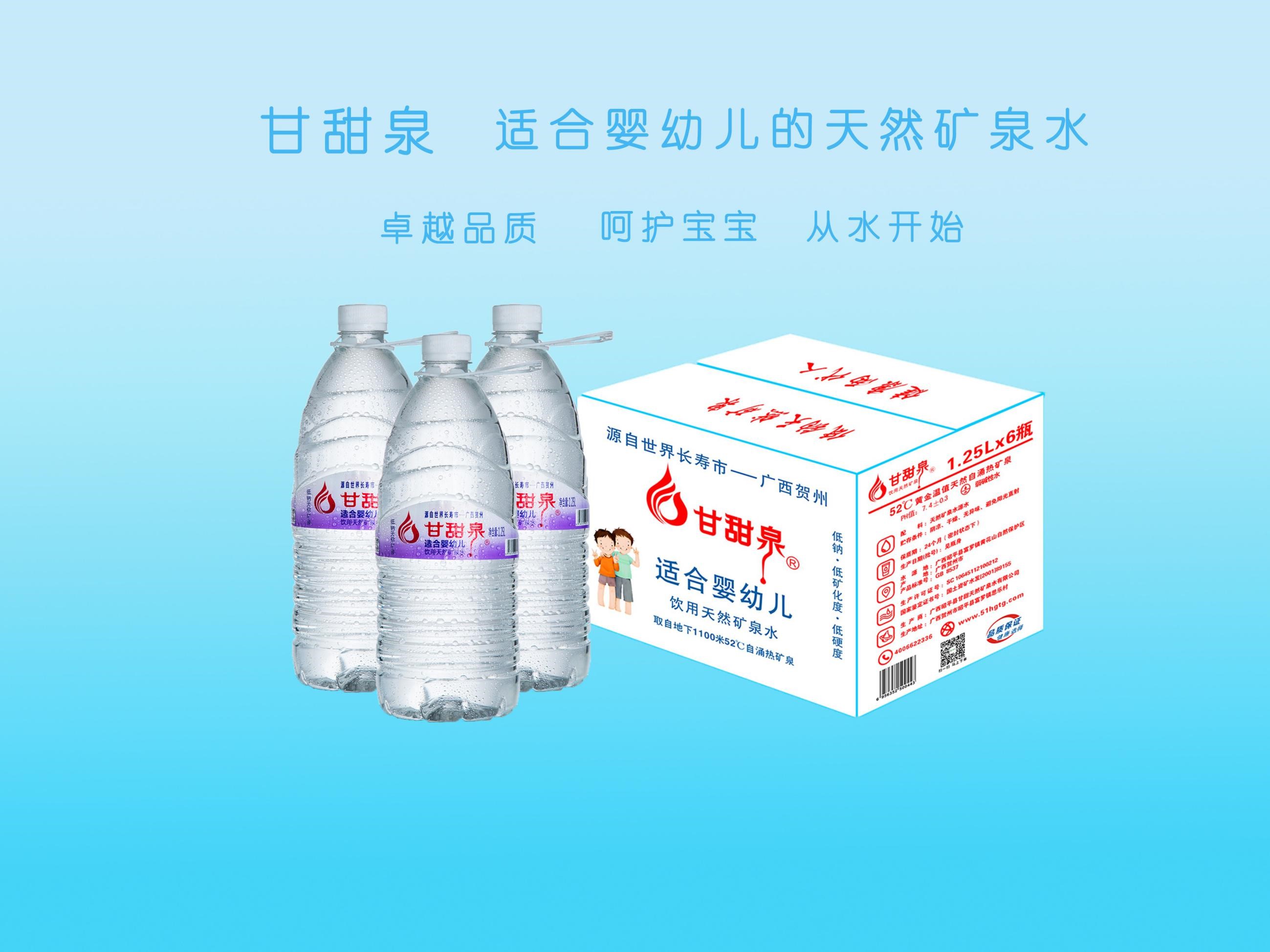 甘甜泉中高端礦泉水母嬰用水代理代加工