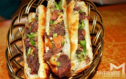 小成本創業項目—驢肉火燒開店加盟上特許加盟網