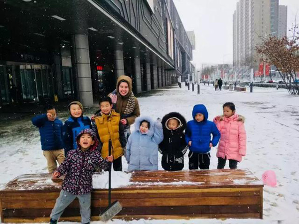 菲爾德國際少兒英語獨具一格,雪地教學 記憶深刻