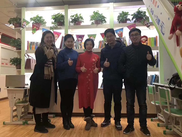 學生托管機構貝爾安親趙靜芳總經理蒞臨濟南指導工作
